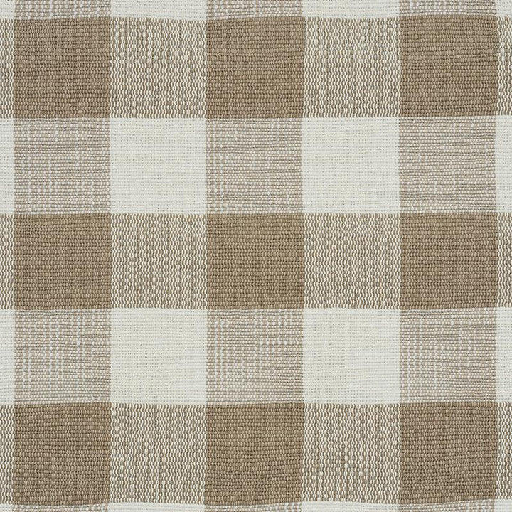 Barnes Performance Check Natural 77551 by Schumacher Fabric New Traditional 6.25" - Fabric Carolina -