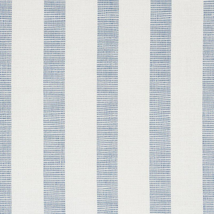 Ketley Performance Stripe Blue 77562 by Schumacher Designer Fabric New Traditional 6.0" - Swanky Fabrics -