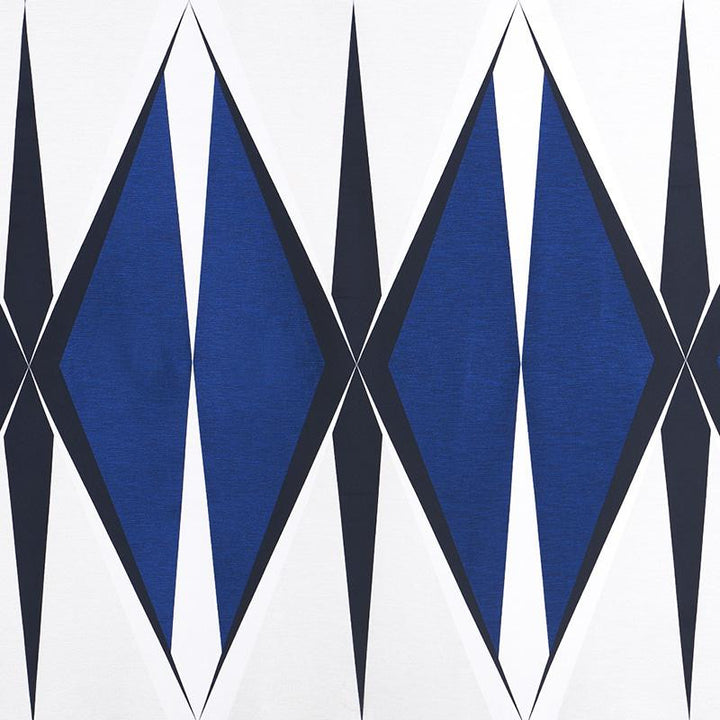 Elvetico Cobalt 78241 by Schumacher Fabric Misterioso 14.75" - Fabric Carolina -