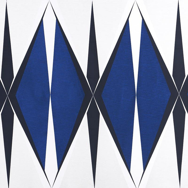 Elvetico Cobalt 78241 by Schumacher Designer Fabric Misterioso 14.75" - Swanky Fabrics -