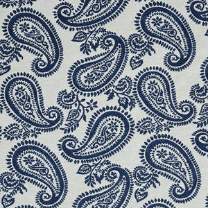 Milena Paisley Blue 78722 by Schumacher Fabric
