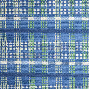 Zealand Check Peacock 79071 by Schumacher Fabric