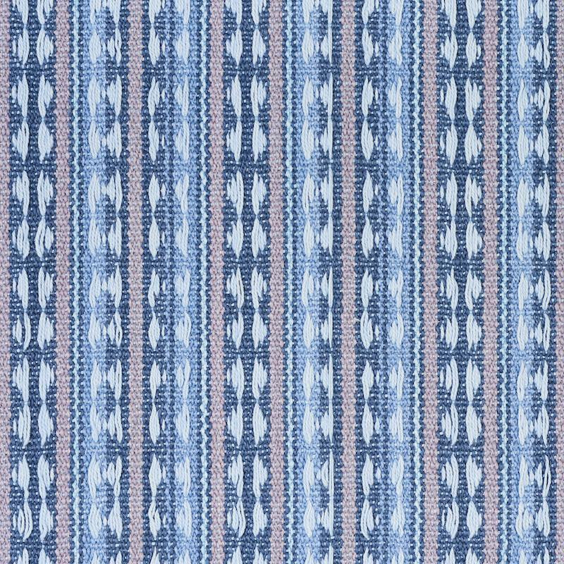 Tarnby Stripe Sky 79080 by Schumacher Fabric Scandinavian Modern 3.75" - Fabric Carolina -