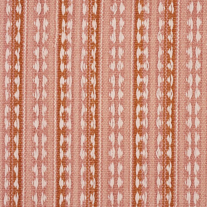 Tarnby Stripe Coral 79082 by Schumacher Fabric Scandinavian Modern 3.75" - Fabric Carolina -