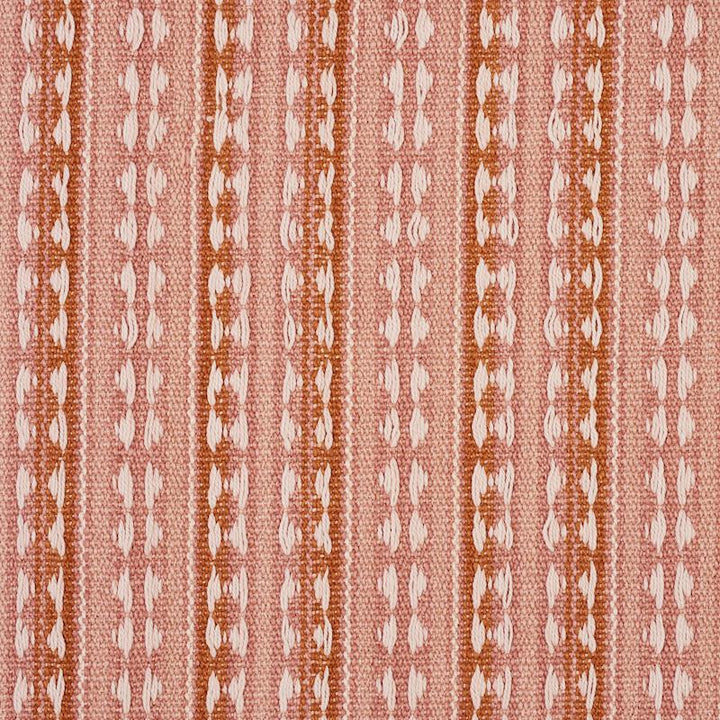 Tarnby Stripe Coral 79082 by Schumacher Fabric Scandinavian Modern 3.75" - Fabric Carolina -