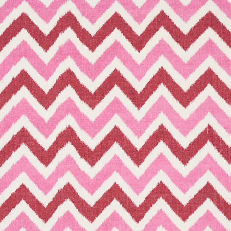 Vedado Ikat Pink 79461 by Schumacher Designer Fabric Happy Together 5.0" - Swanky Fabrics -