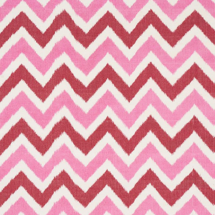 Vedado Ikat Pink 79461 by Schumacher Designer Fabric Happy Together 5.0" - Swanky Fabrics -