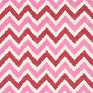 Vedado Ikat Pink 79461 by Schumacher Fabric