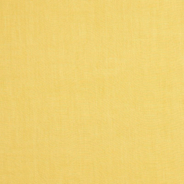 Piet Performance Linen Yellow 79982 by Schumacher Fabric Perfect Basics: Linen - Fabric Carolina -