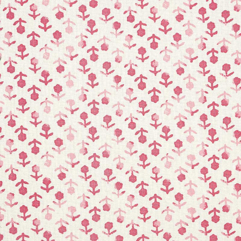 Beatriz Handprint Pink 179350 by Schumacher Fabric Jacaranda 4.38" - Fabric Carolina -