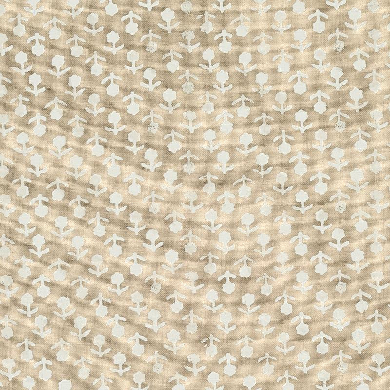 Beatriz Handprint Natural 179352 by Schumacher Fabric Jacaranda 4.38" - Fabric Carolina -