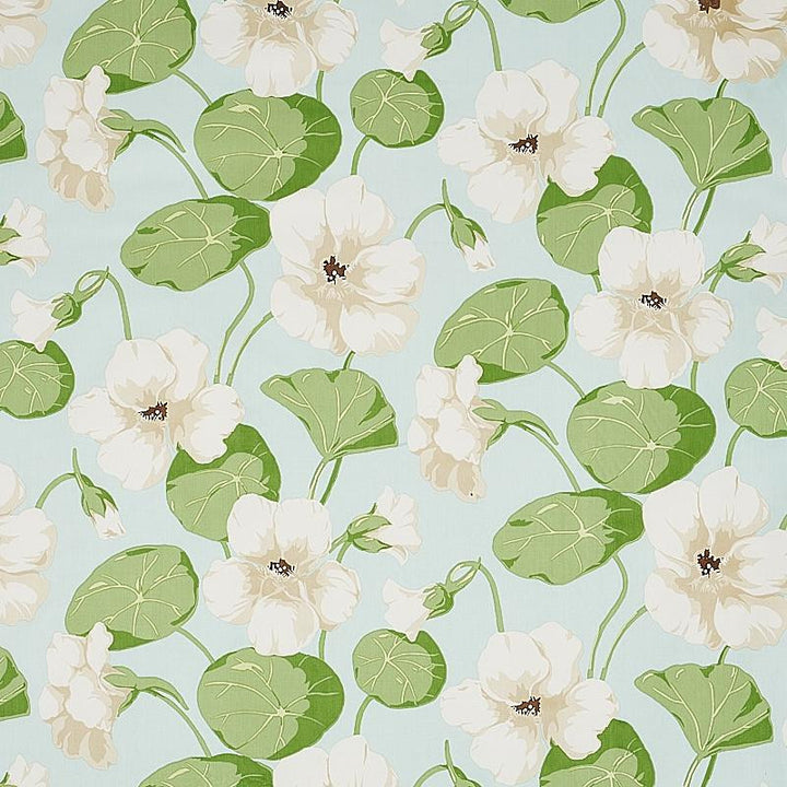 Nasturtium Sky 179491 by Schumacher Fabric Signature Schumacher 18.0" - Fabric Carolina -