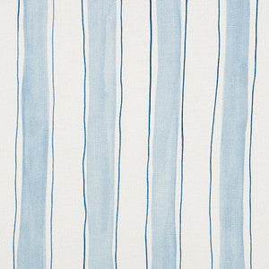 Tracing Stripes Sky 179700 by Schumacher Fabric