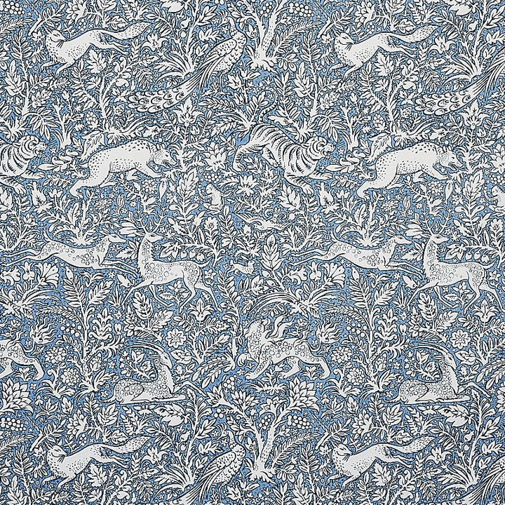 Khan'S Park Chambray 2603275 by Schumacher Designer Fabric Luxe Lodge 26.0" - Swanky Fabrics -