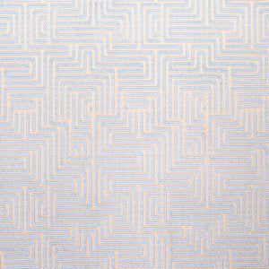 Lisboa Velvet Sky 72954 by Schumacher Fabric
