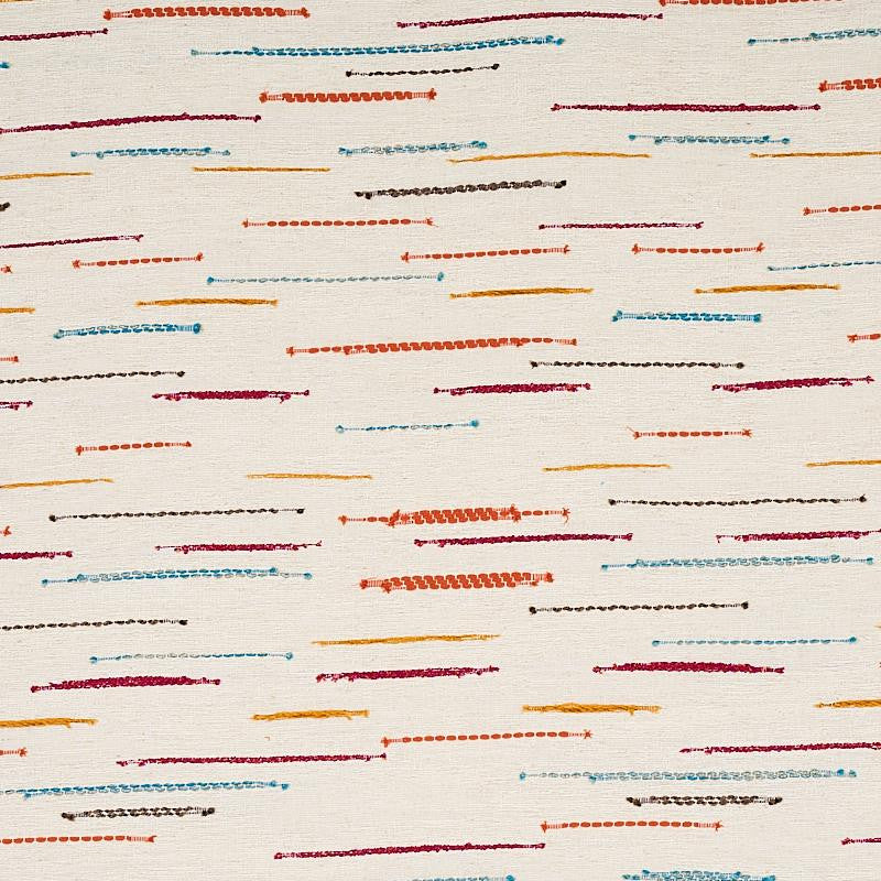 Leland Stripe Multi 80142 by Schumacher Fabric World View 14.6" - Fabric Carolina -