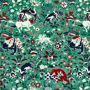 Saint Ambrose Velvet Jade 80170 by Schumacher Fabric