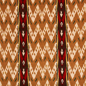 Samar Ikat Velvet Gold 80240 by Schumacher Fabric