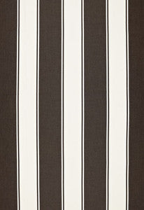 Cannes Awning Stripe Java 65891 by Schumacher Fabric