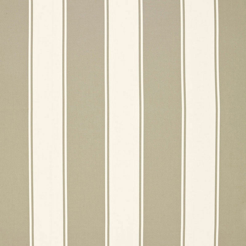 Cannes Awning Stripe Driftwood 65893 by Schumacher Designer Fabric COTE D'AZUR SOLUTION DYED ACRYLIC 100% MEXICO WYZENBEEK 24,000 </p><p>Repeat: Horizontal: 9" (23CM) and Vertical: 54 - Swanky Fabrics -