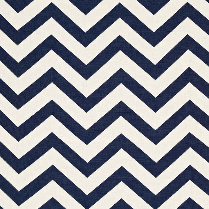 Antibes Chevron Navy 65920 by Schumacher Fabric COTE D'AZUR See Sample MEXICO MEDIUM DUTY </p><p>Repeat: Horizontal: 9" (23CM) and Vertical: 4 1/2" (11CM) 54" WIDE (137CM) - Fabric Carolina -