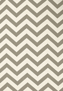 Antibes Chevron Driftwood 65921 by Schumacher Fabric