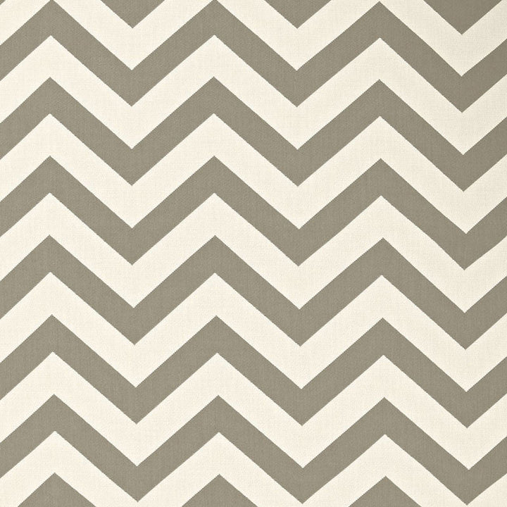Antibes Chevron Driftwood 65921 by Schumacher Designer Fabric COTE D'AZUR SOLUTION DYED ACRYLIC 100% MEXICO WYZENBEEK 15,000 </p><p>Repeat: Horizontal: 9" (23CM) and Vertical: 4 1/2" (11CM) 54 - Swanky Fabrics -