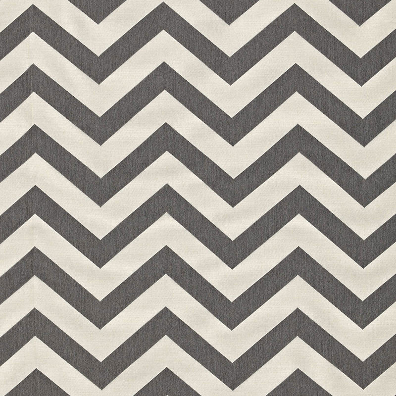 Antibes Chevron Oxford Grey 65922 by Schumacher Designer Fabric COTE D'AZUR See Sample MEXICO MEDIUM DUTY </p><p>Repeat: Horizontal: 9" (23CM) and Vertical: 4 1/2" (11CM) 54" WIDE (137CM) - Swanky Fabrics -