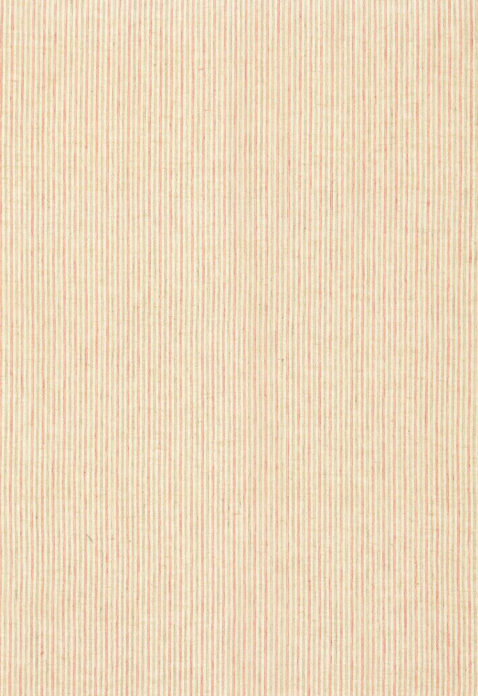 Mackay Linen Stripe Red Earth 65990 by Schumacher Fabric Essentials-Sheers-Casements 98% Linen, 2% Cotton - Horizontal: 5/8- and Vertical: - 54 - Fabric Carolina -