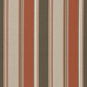 Addison Cotton Stripe Sienna 66001 by Schumacher Fabric