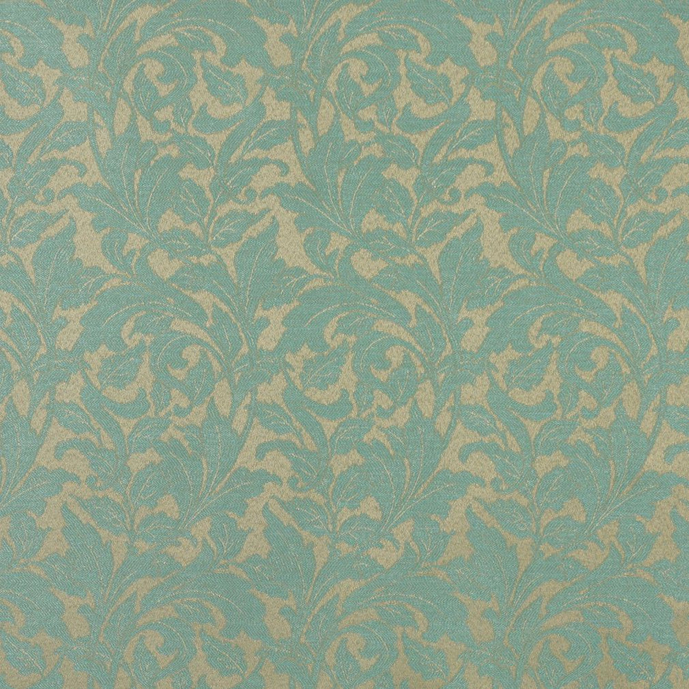 6600 Seafoam/Leaf by Charlotte Fabric Outdoor/Indoor Oasis III 100% Woven Polyester Made In USA Exceeds 48,000 Wyzenbeek Rubs (Heavy Duty) Horizontal: 7.50" x Vertical: 20.0" 54 Inches - Fabric Carolina -