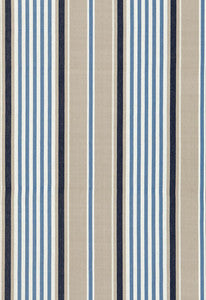 Minzer Cotton Stripe Indigo 66011 by Schumacher Fabric
