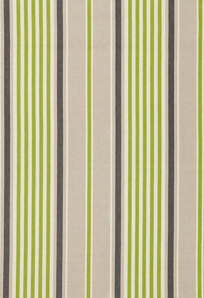 Minzer Cotton Stripe Vert 66012 by Schumacher Fabric Sea-Island-Stripes 100% Cotton Martindale 23,000 Horizontal: 13.25 and Vertical: - 53 - Fabric Carolina -