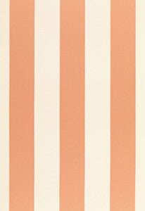 Beaufort Awning Stripe Peche 66043 by Schumacher Fabric