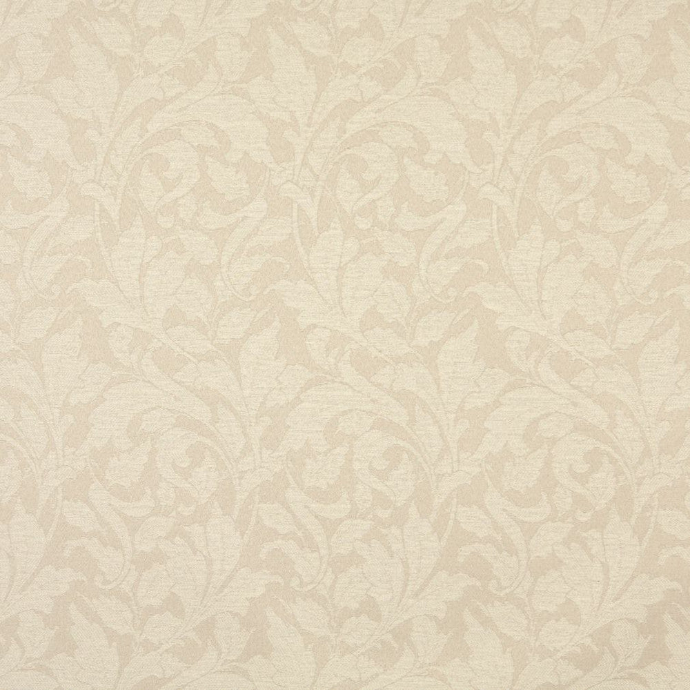 6605 Ivory/Leaf by Charlotte Fabric Outdoor/Indoor Oasis III 100% Woven Polyester Made In USA Exceeds 48,000 Wyzenbeek Rubs (Heavy Duty) Horizontal: 7.50" x Vertical: 20.0" 54 Inches - Fabric Carolina -