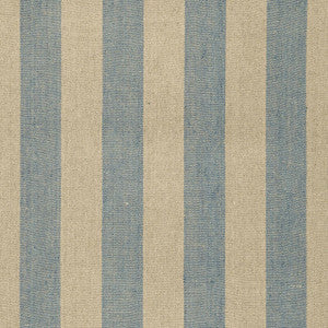 Augustin Linen Stripe Denim / Linen 66073 by Schumacher Fabric