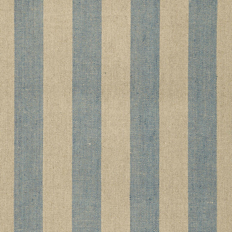 Augustin Linen Stripe Denim / Linen 66073 by Schumacher Designer Fabric SEA ISLAND STRIPES LINEN 100% INDIA MARTINDALE 6,500 </p><p>Repeat: Horizontal: 5 7/8" (15CM) and Vertical: 53 - Swanky Fabrics -