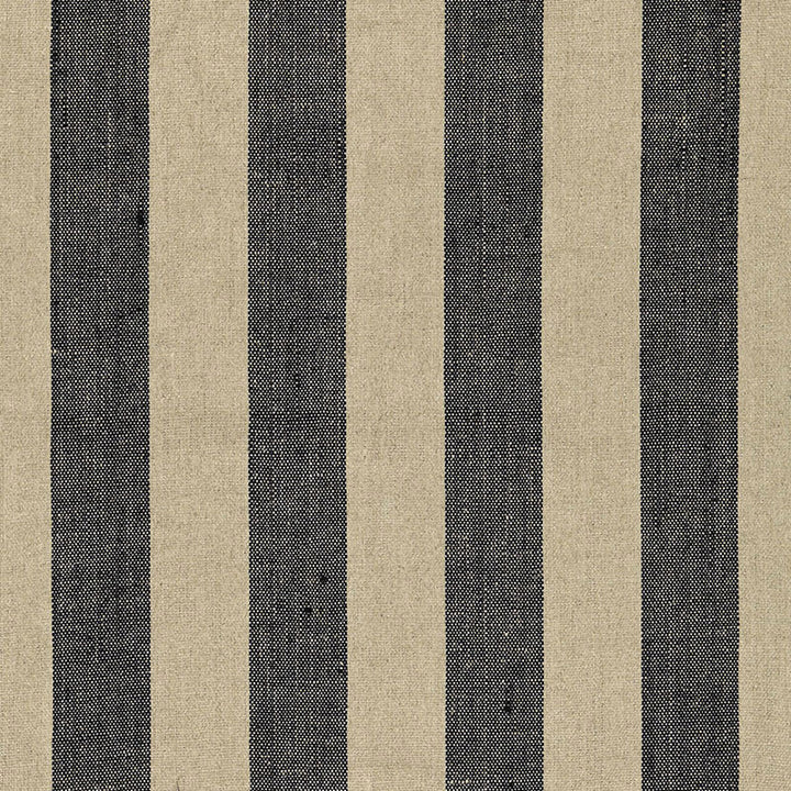 Augustin Linen Stripe Ebony / Linen 66075 by Schumacher Fabric SEA ISLAND STRIPES LINEN 100% INDIA MARTINDALE 6,500 </p><p>Repeat: Horizontal: 5 7/8" (15CM) and Vertical: 53 - Fabric Carolina -
