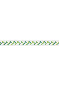 Twix Tape Turquoise / Leaf 66222 by Schumacher Fabric