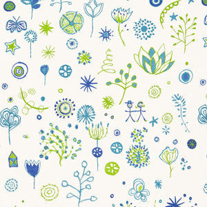 Lollipop Turquoise / Leaf 66241 by Schumacher Fabric