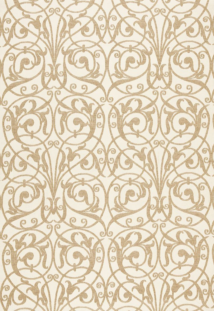 Charleston Wool Madras Taupe 66300 by Schumacher Fabric Radiance-Sheers 56% Cotton, 44% Wool - Horizontal: 16.875 and Vertical: 21.625 66.75 - Fabric Carolina -