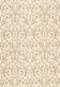 Charleston Wool Madras Taupe 66300 by Schumacher Fabric