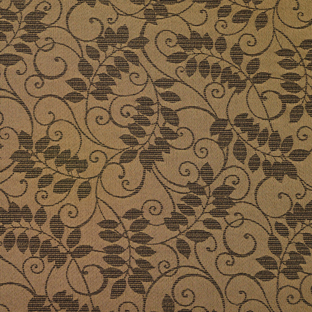 6631 Cafe/Vine by Charlotte Fabric Outdoor/Indoor Oasis III 100% Woven Polyester Made In USA Exceeds 48,000 Wyzenbeek Rubs (Heavy Duty) Horizontal: 29.0" x Vertical: 29.0" 54 Inches - Fabric Carolina -