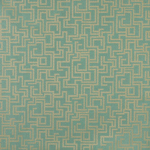 6632 Seafoam/Geometric by Charlotte Fabric