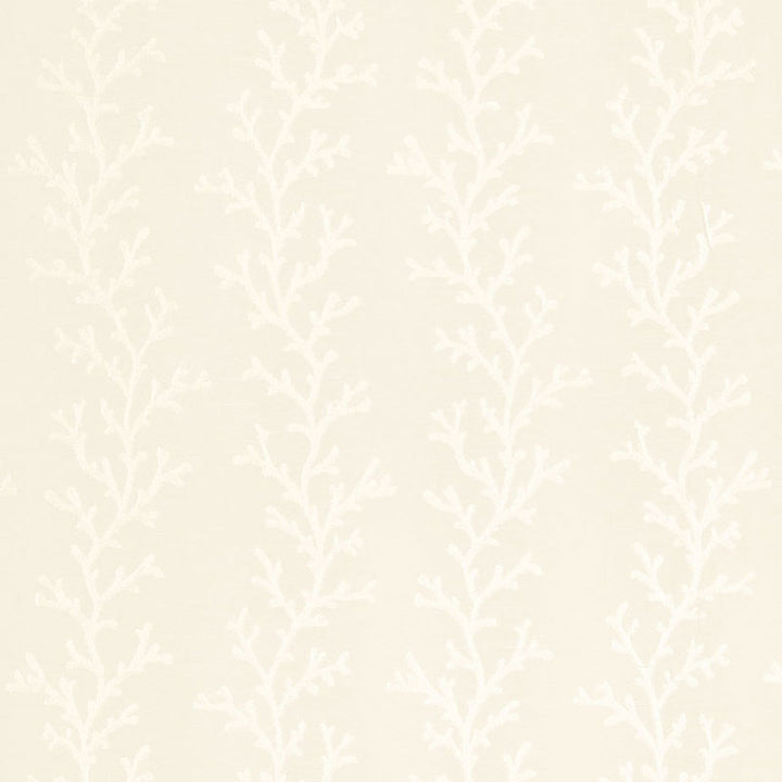 Coral Madras Polar White / Ecru 66330 by Schumacher Fabric RADIANCE SHEERS See Sample SCOTLAND NOT APPLICABLE </p><p>Repeat: Horizontal: 12 7/8" (33CM) and Vertical: 17 5/8" (45CM) 65 1/8" WIDE (165CM) - Fabric Carolina -