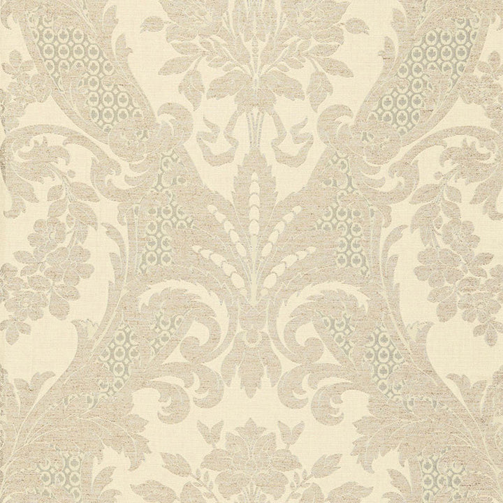Toscana Linen Damask Greige 66340 by Schumacher Designer Fabric PALAZZO See Sample ITALY HEAVY DUTY </p><p>Repeat: Horizontal: 28" (71CM) and Vertical: 28" (71CM) 56" WIDE (142CM) - Swanky Fabrics -