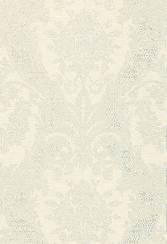 Toscana Linen Damask Powder Blue 66341 by Schumacher Fabric Palazzo 51% Linen, 49% Cotton Wyzenbeek 8,000 Horizontal: 28 and Vertical: 28 56 - Fabric Carolina -
