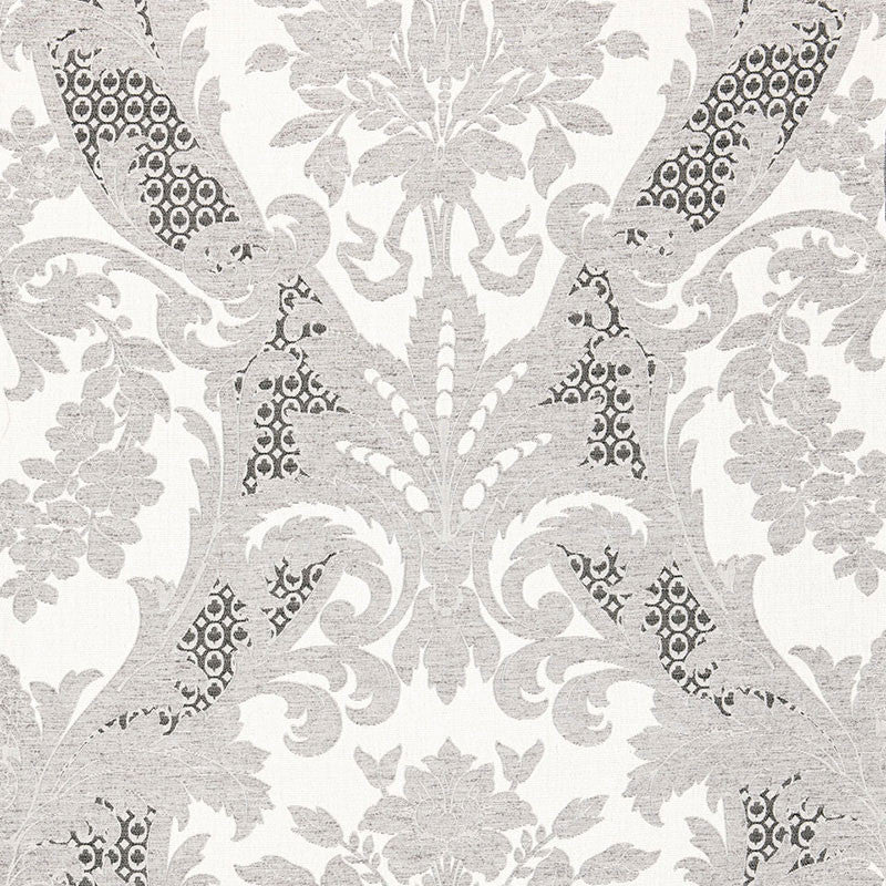 Toscana Linen Damask Grisaille 66342 by Schumacher Fabric Schumacher Fabric Toscana Linen Damask Grisaille 66342Fabric LINEN 51% ITALY </p><p>Repeat: H: HORZ. 28" (71CM) , V: VERT. 28" (71CM) 56 - Fabric Carolina -