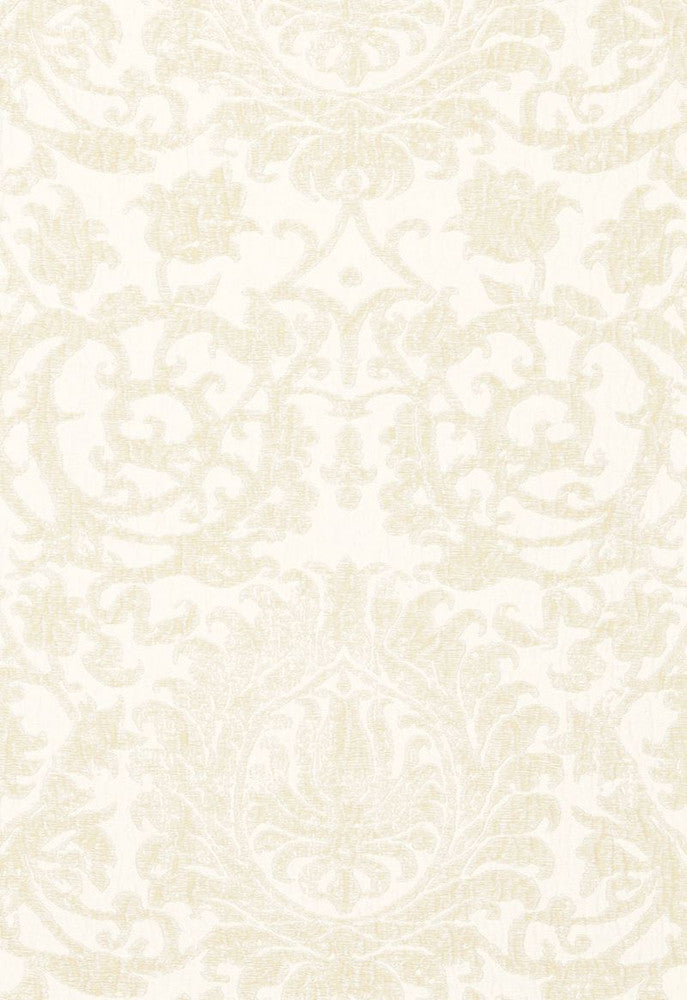 Arezzo Linen Damask Champagne 66362 by Schumacher Designer Fabric Palazzo 52% Linen, 19% Viscose, 15% Cotton, 14% Polyester Martindale 12,000 Horizontal: 25.5 and Vertical: 30 51 - Swanky Fabrics -