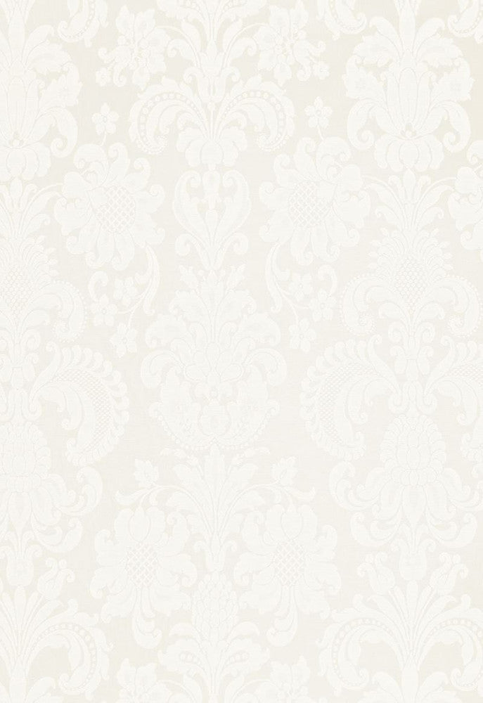 Kirkmicha Jacquard Madras Ivory 66370 by Schumacher Fabric Radiance-Sheers 100% Cotton - Horizontal: 22.5 and Vertical: 40 67.25 - Fabric Carolina -